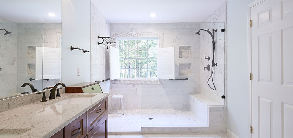 Typical remodel shower